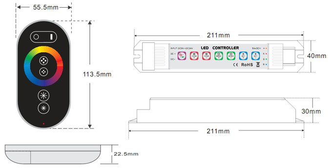 LT-3600RF size